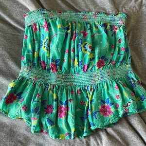Hollister tube top cropped